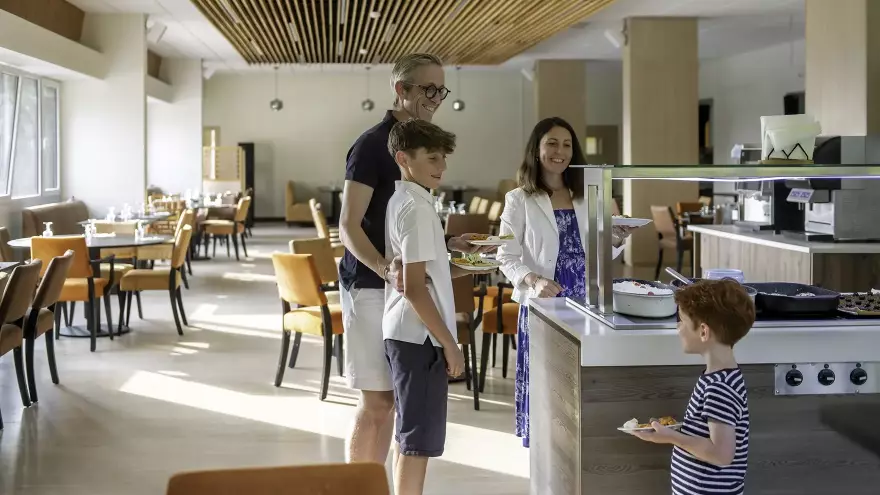 Buffet restauration en famille