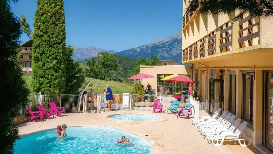 Famille nombreuse en vacances