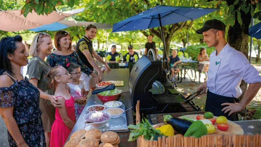 Barbecue en saison restauration