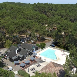 Vue aérienne VTF Carcans Les Oyats