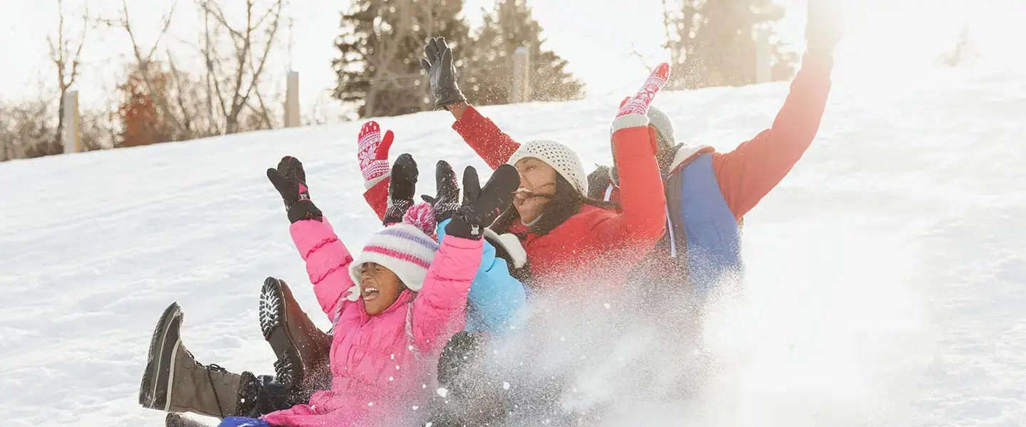 Vacances famille à la neige