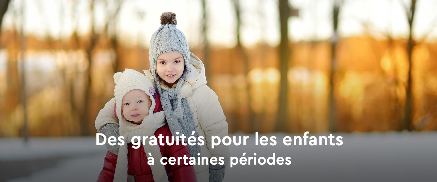 Des gratuités pour vos enfants à ne pas manquer