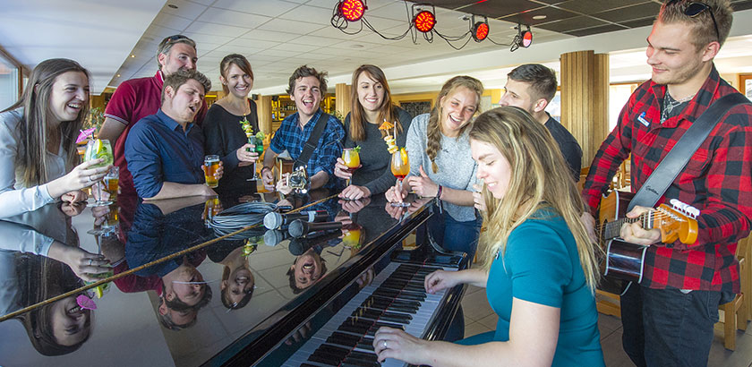 On the holiday village