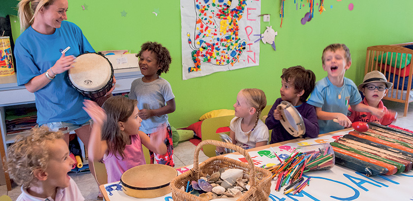 Mini club 3 to 5 years old