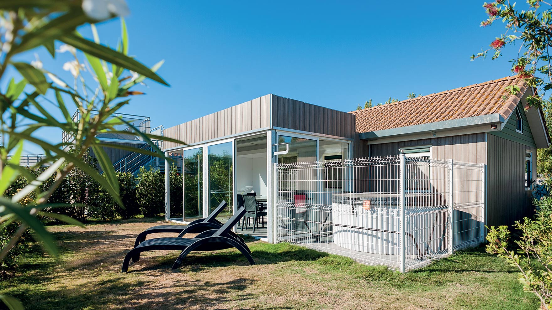 Lodge avec spa individuel