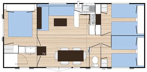 Mobilhome 6 personnes