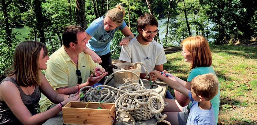 On the holiday village