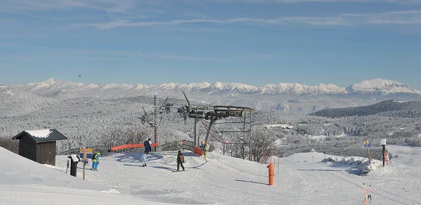 Skiing at Font d'Urle