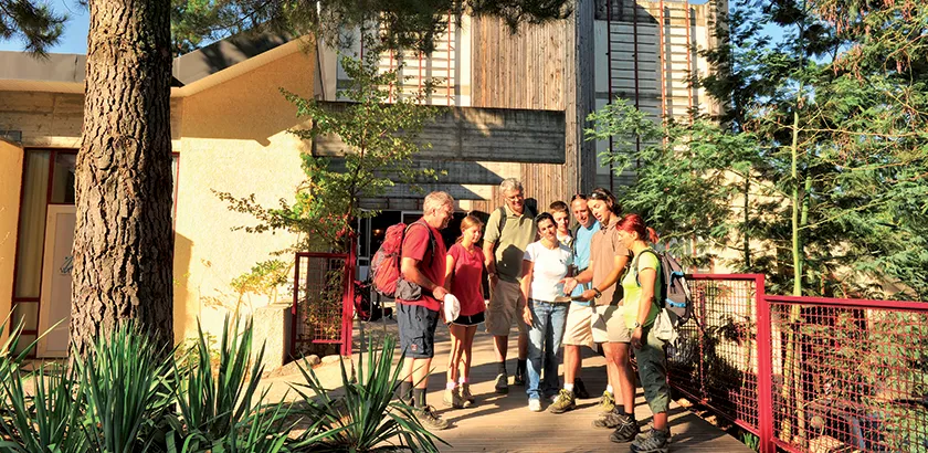 On the holiday village